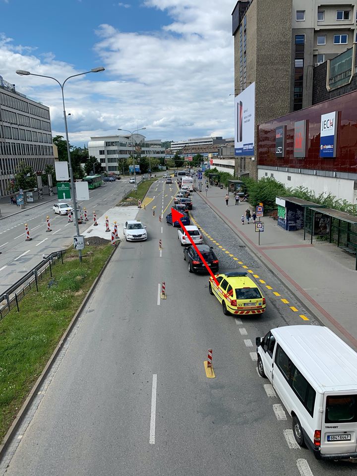 foto Waze Brno