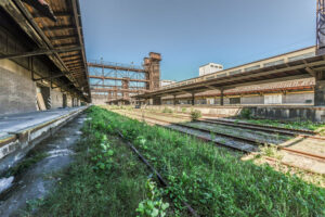 Prostor kolejiště mezi severním a jižním traktem bude díky rozhodnutí nenarušen provozem tramvají. foto : Benedikt Markel