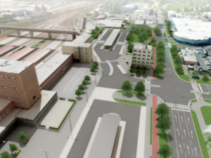 Terminál B u pardubického vlakového nádraží bude nakonec bez provozní budovy foto: město Pardubice