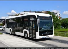 Elektrický Mercedes v Klagenfurtu na testech