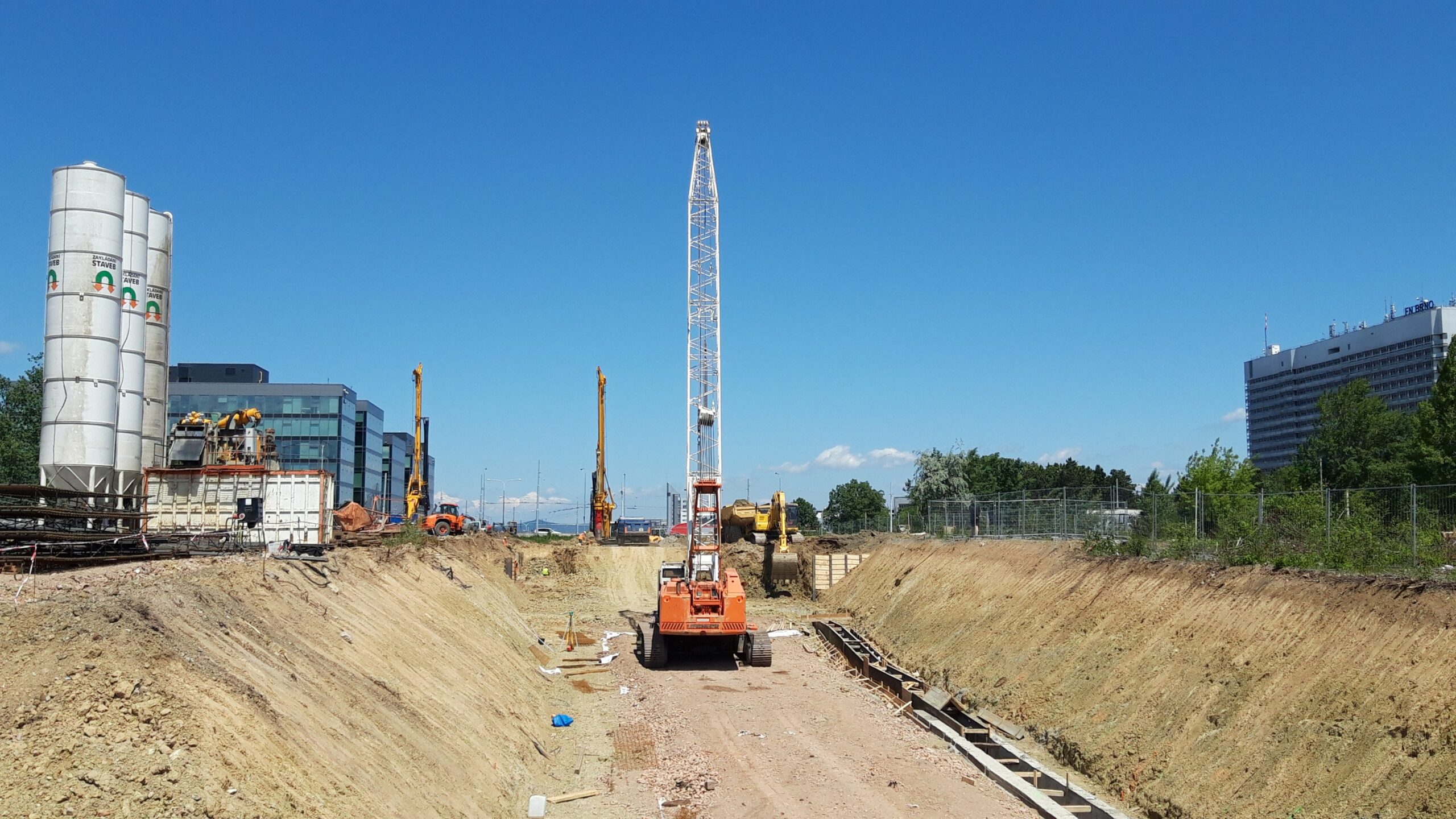 Velká výluka MHD, pro stavbu tramvajové tratě v Brně