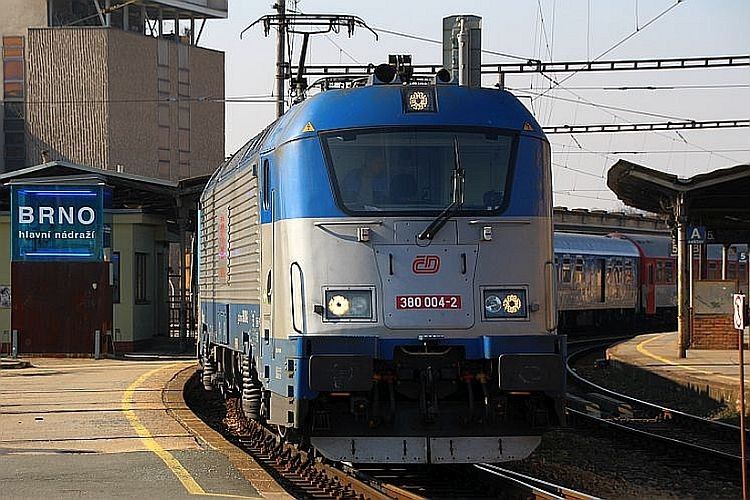 ČD 380 v Brně