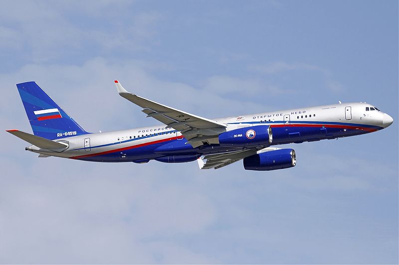 Ruský Air Force Tupolev Tu-214