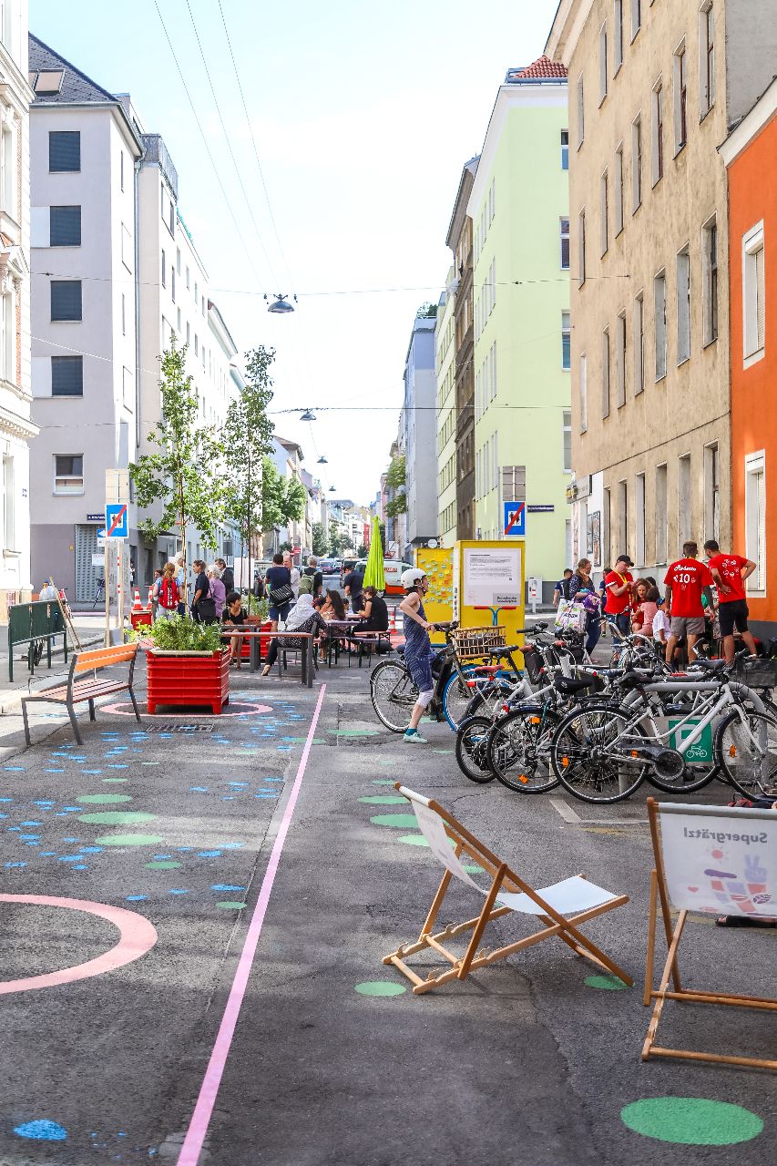 Vznikající superblok ve Vídni © Stadt Wien - Christian Fürthner