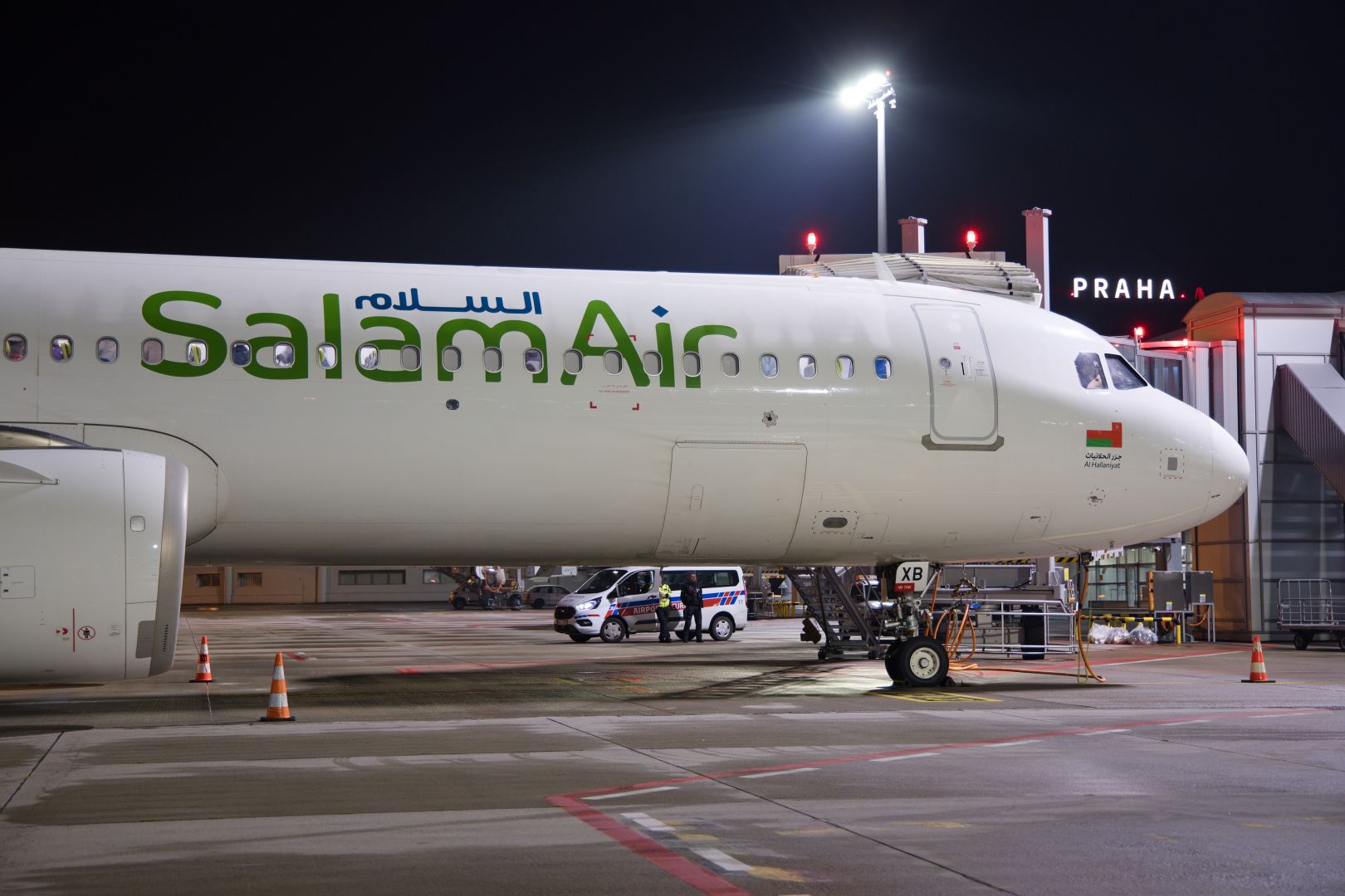 SalamAir_inauguracni let Salam Air, foto Letiště Praha