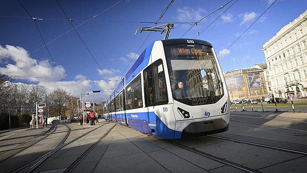 Nová tramvaj od Alstomu typu TW500 Badner Bahn. foto Badner Bahn