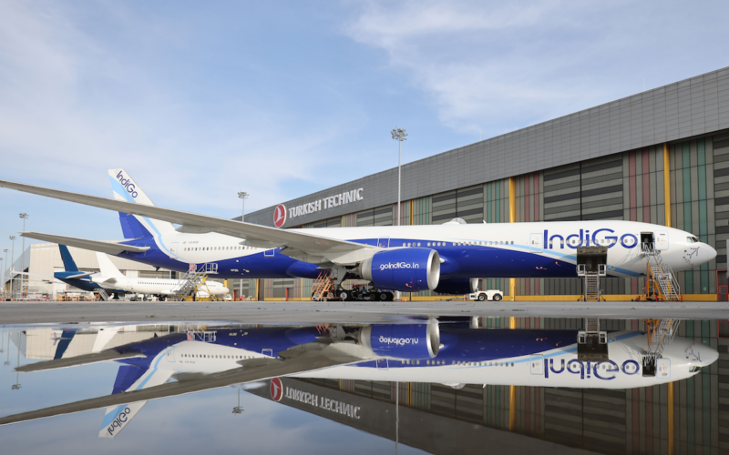 IndiGo Airlines Boeing 777-300ER foto Turkish Technics