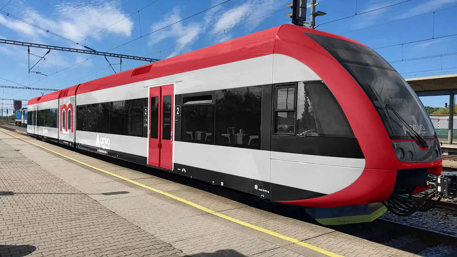 Na jihu Moravy vyjedou příští prosinec nové vlaky od Arrivy, budou nízkopodlažní a klimatizované
