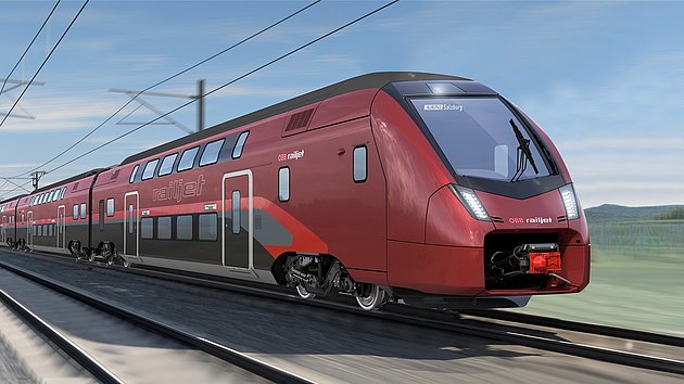 ÖBB nakupuje nové soupravy od Stadleru. Poprvé také patrové Railjet soupravy