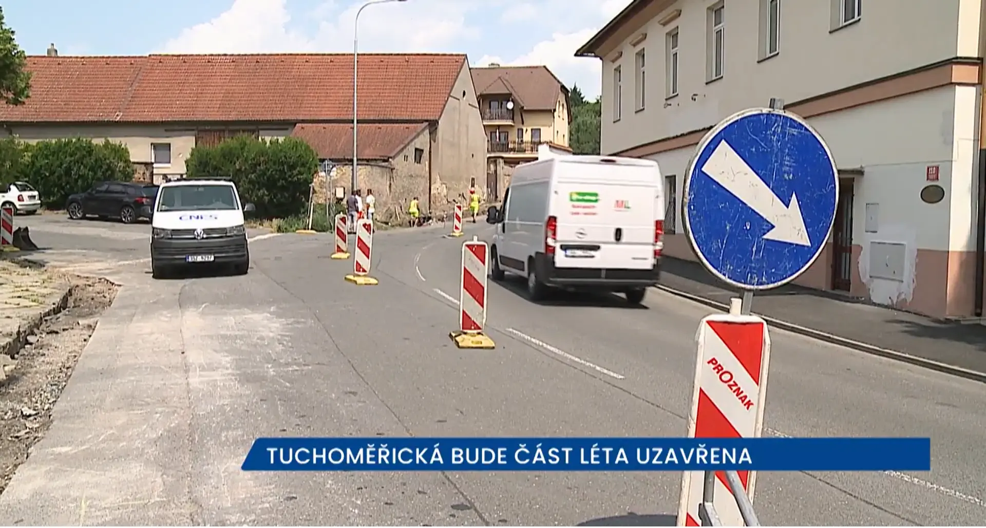 Video: Tuchoměřická ulice v Praze-Nebušicích bude od konce července zcela uzavřena