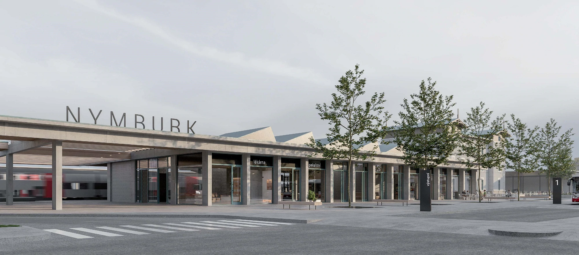 Nymburské nádraží v novém, známe vítěze architektonické soutěže