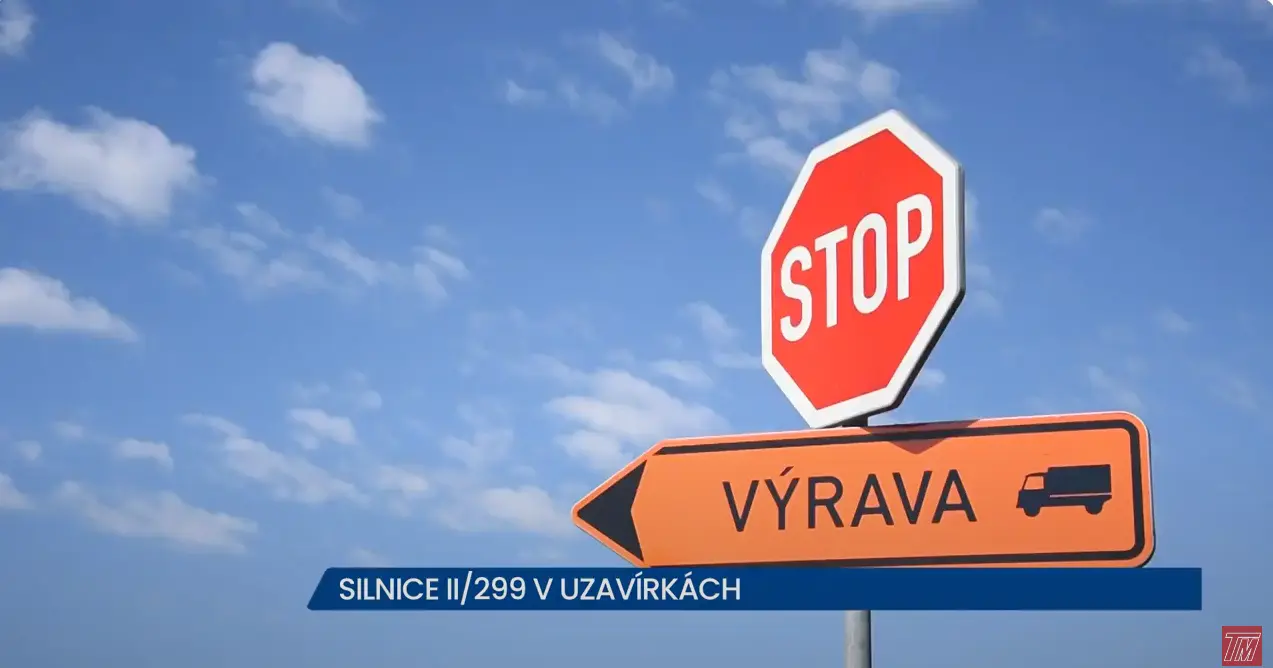 Silnice II/299 v Libranticích na Královéhradecku je uzavřena