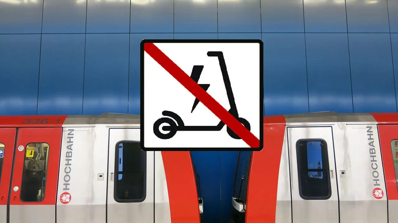Hamburský Hochbahn zakazuje převoz elektro koloběžek v metru
