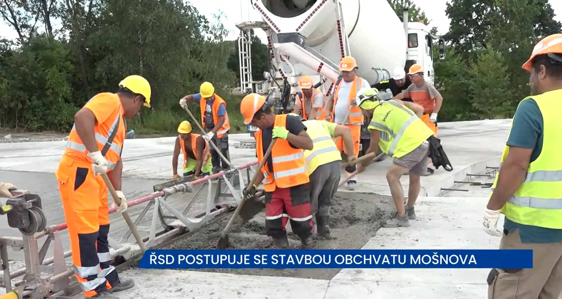 ŘSD postupuje se stavbou obchvatu Mošnova