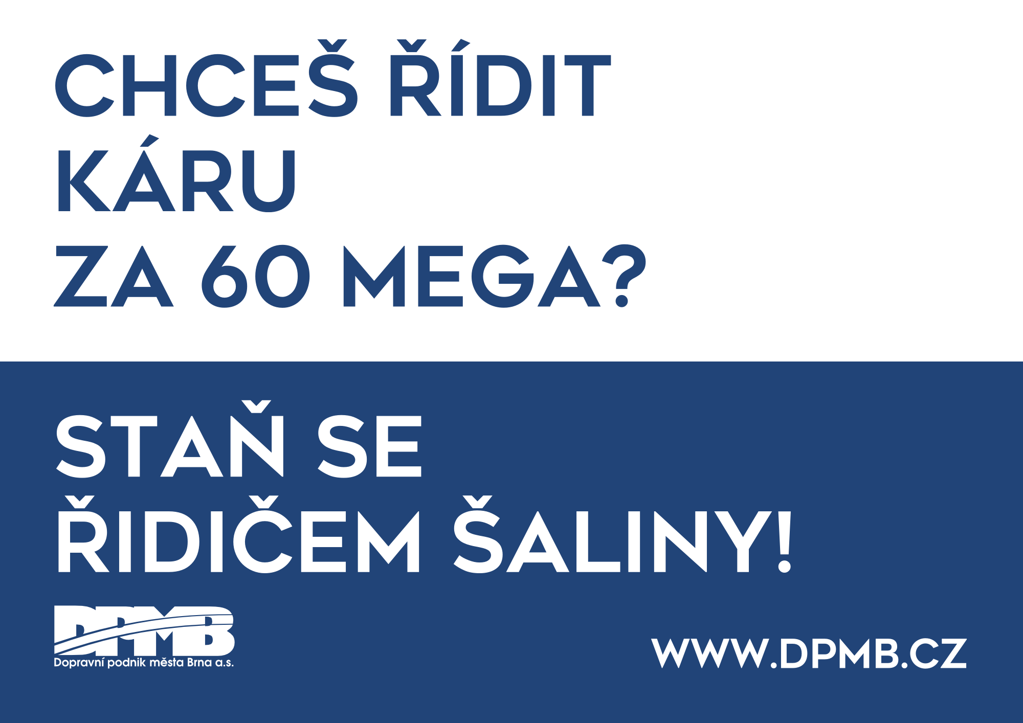 Chceš řídit novou káru? DPMB spouští novou náborovou kampaň. Na její podobě se podíleli dokonce i samotní řidiči