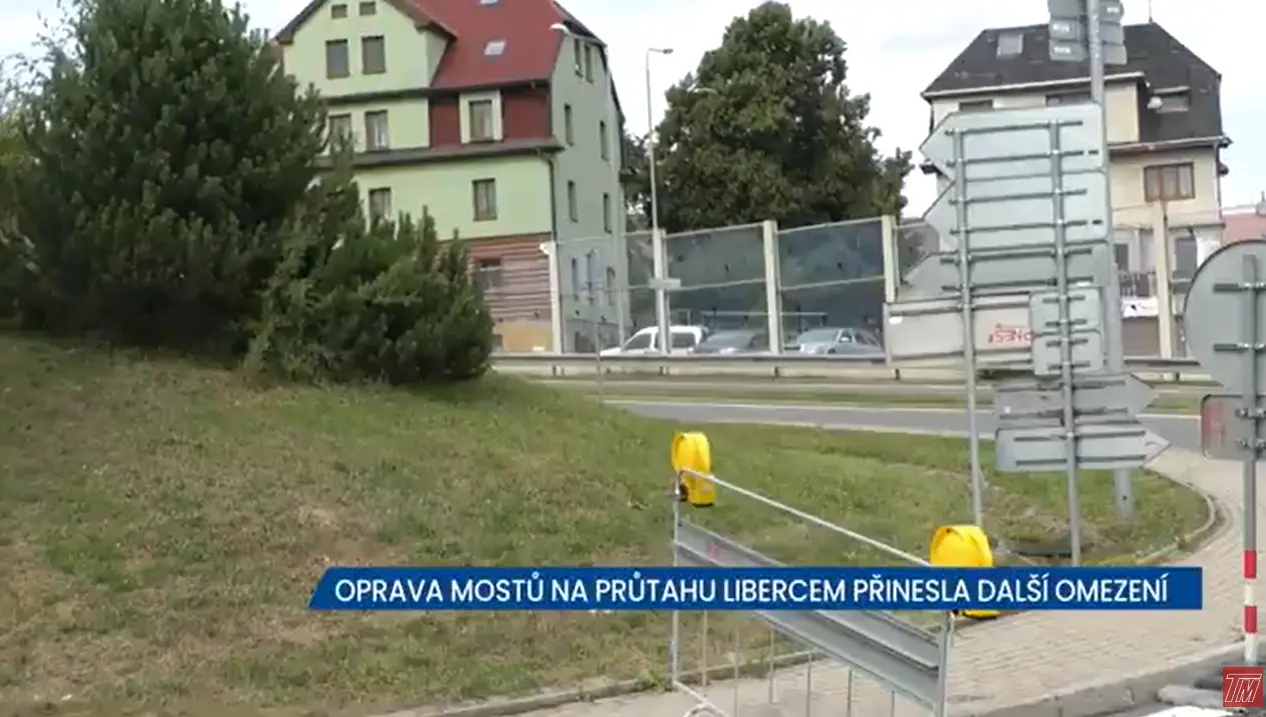 Mosty na průtahu Libercem se rekonstruují už více než rok, první auta by měla projet v závěru října