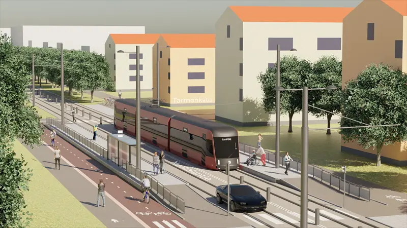 AFRY pokračuje v plánování třetí fáze projektu tramvaje v Tampere