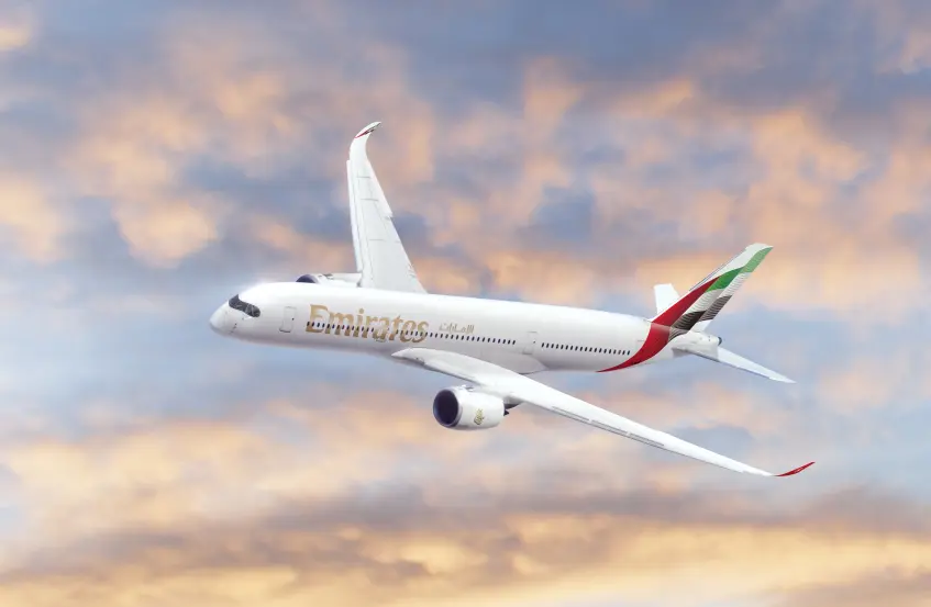 Emirates si na leteckém veletrhu v Dubaji 2023 objednala  dalších 15 letadel A350