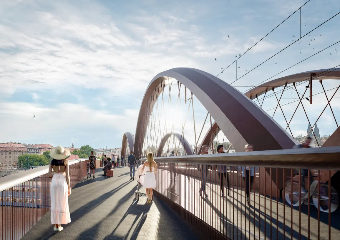 Správa Železnic představila stříbrný Výtoňský most s třemi kolejemi