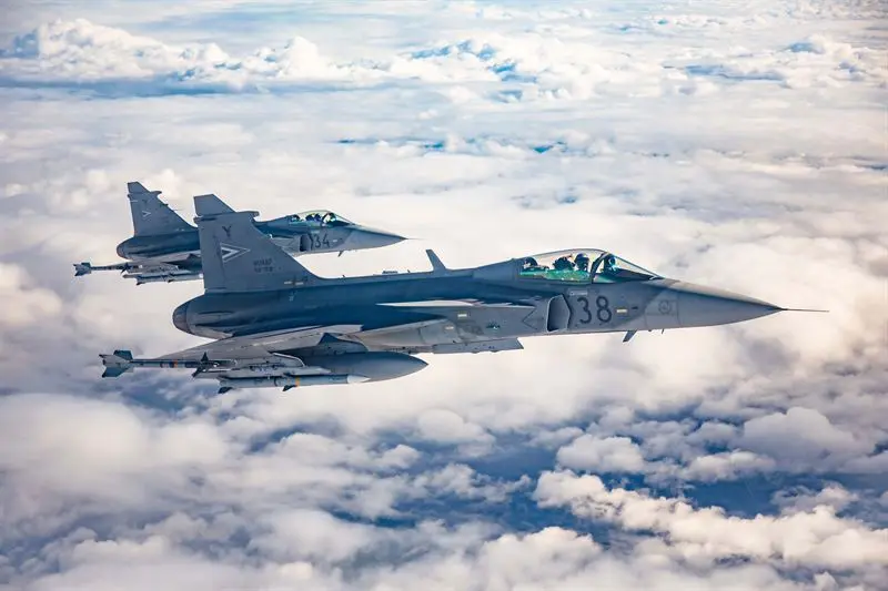 Gripen Maďarské vzdušné obrany. Foto SAAB