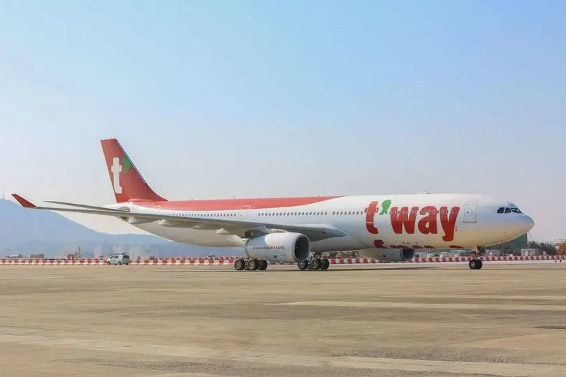 Airbus A330-300 nízkonákladové jihokorejské T'way Air, Foto © T'way Air