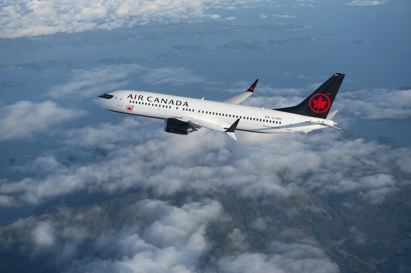 Vizualizace Boeingu 737-8 Air Canada. Autor Air Canada