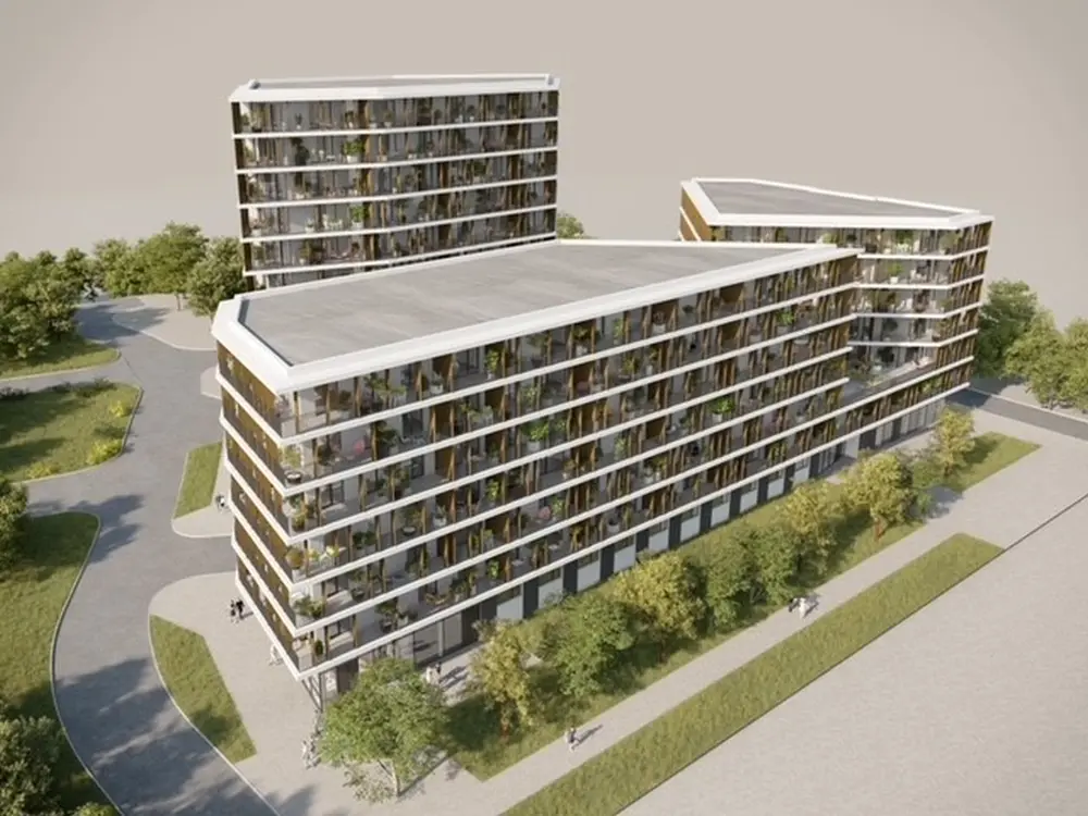 Vizualizace rezidence Delta Hagibor. Zdroj Zeitgeist Asset Management