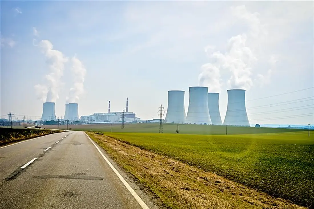 Jaderná elektrárna Dukovany. Autor kraj Vysočina