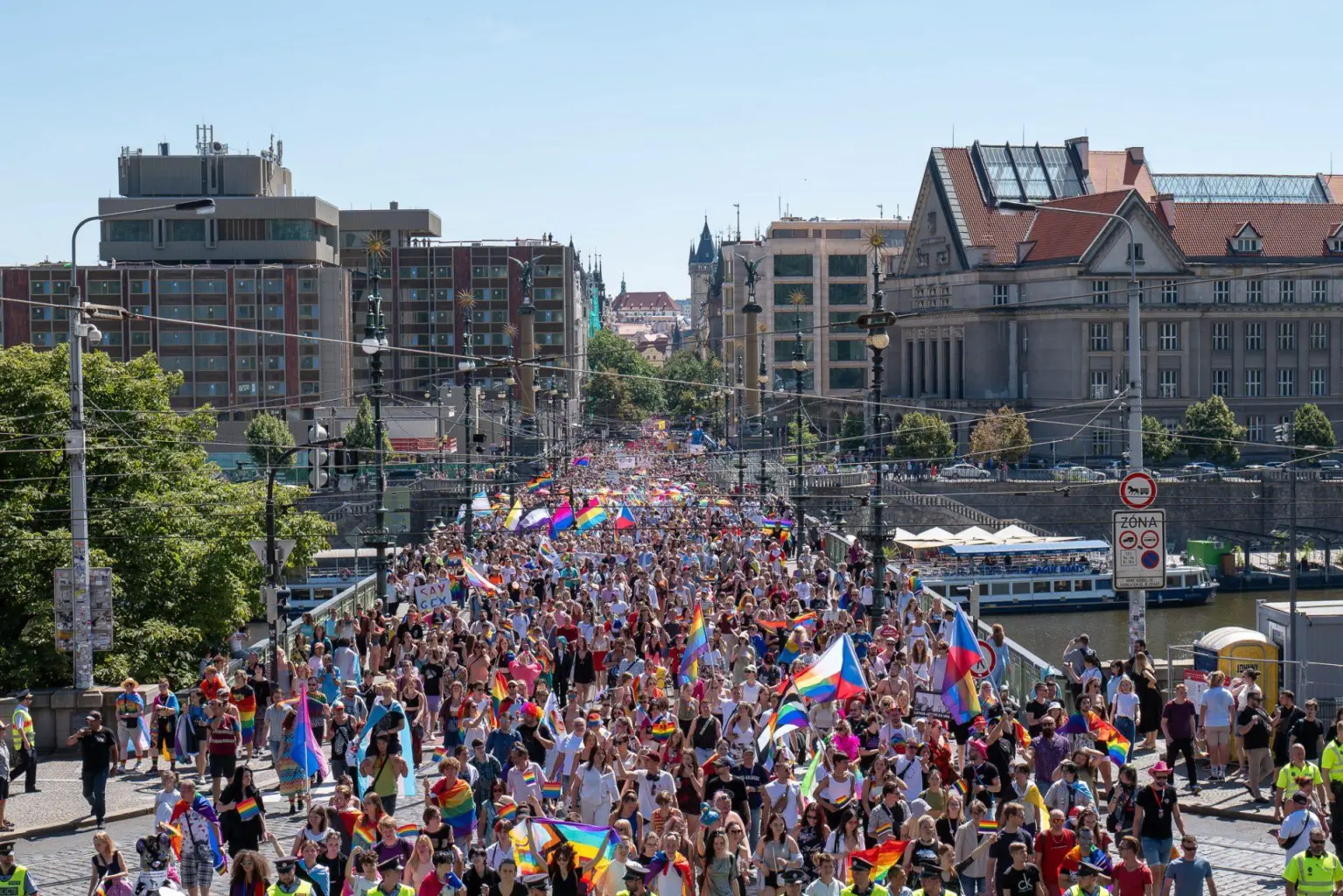 Průvod Prague Pride 2023 Autor: web festivalu