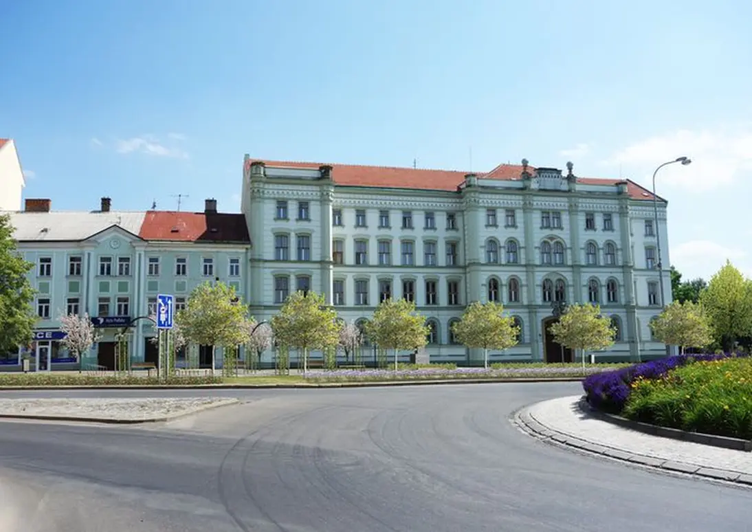 náměstí Míru v Kroměříži. Autor město Kroměříž