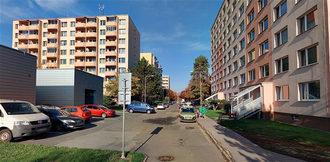 ulice Kremličkova před rekonstrukcí. Zdroj město Kolín