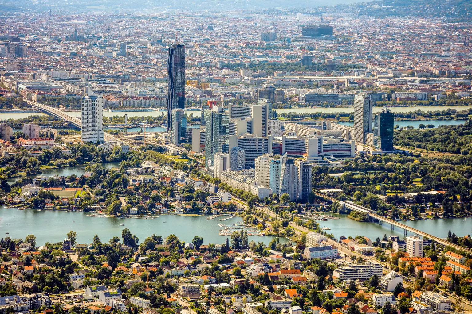 Mezi rameny Dunaje sídlí i OSN Autor © Stadt Wien-Christian Fürthner