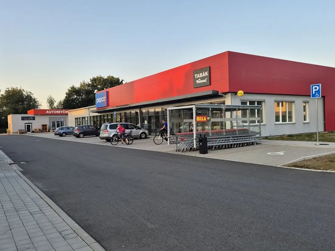 Retail park ve Fulneku. Zdroj DT Holding