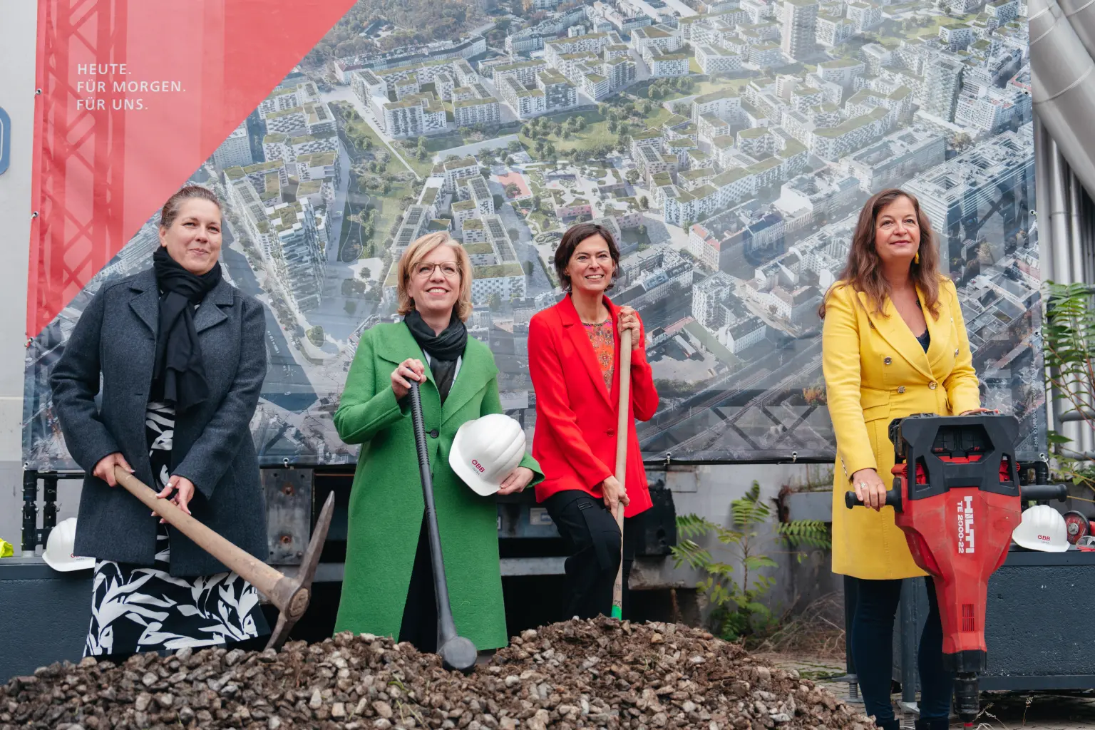 Nordwestbahnhof: ÖBB vytvářejí prostor pro atraktivní městskou čtvrť © ÖBB/Lukas Leonte