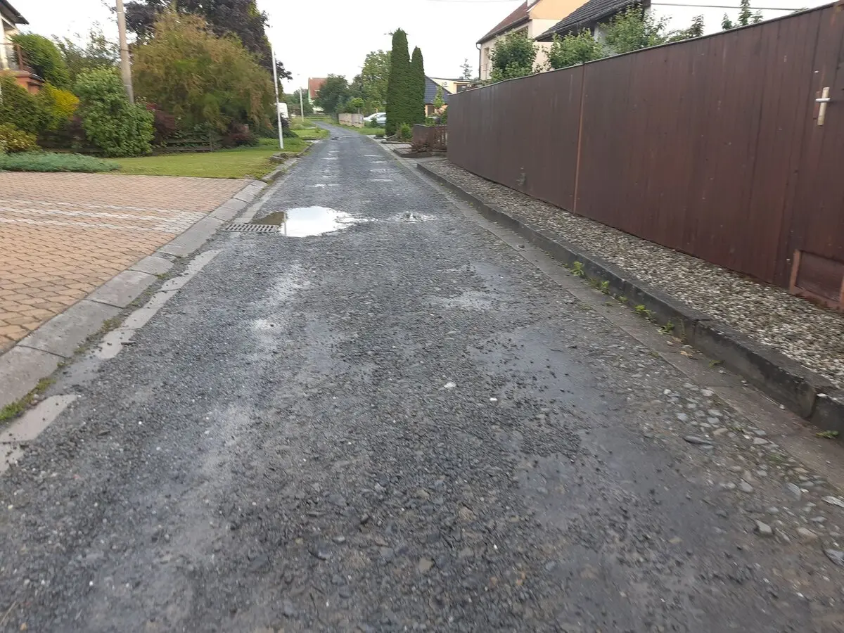 Oprava silnice v Kroměříži místní části Postoupky © město Kroměříž