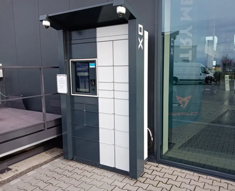 OX Box v Tuchoměřicích u AutoPalace © OX Point