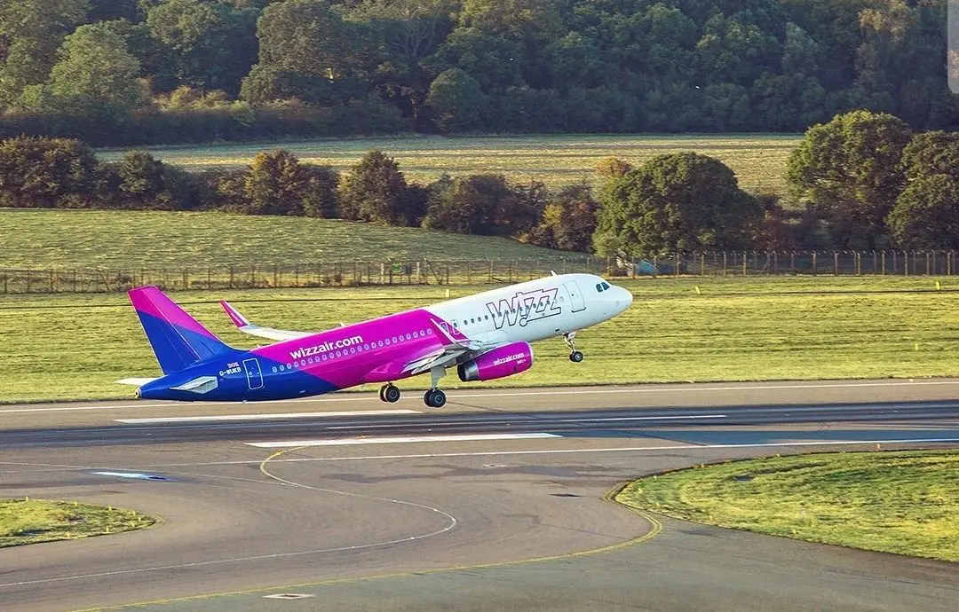 Startující Airbus A320 Wizz Airu v Moldavsku © Wizz Air
