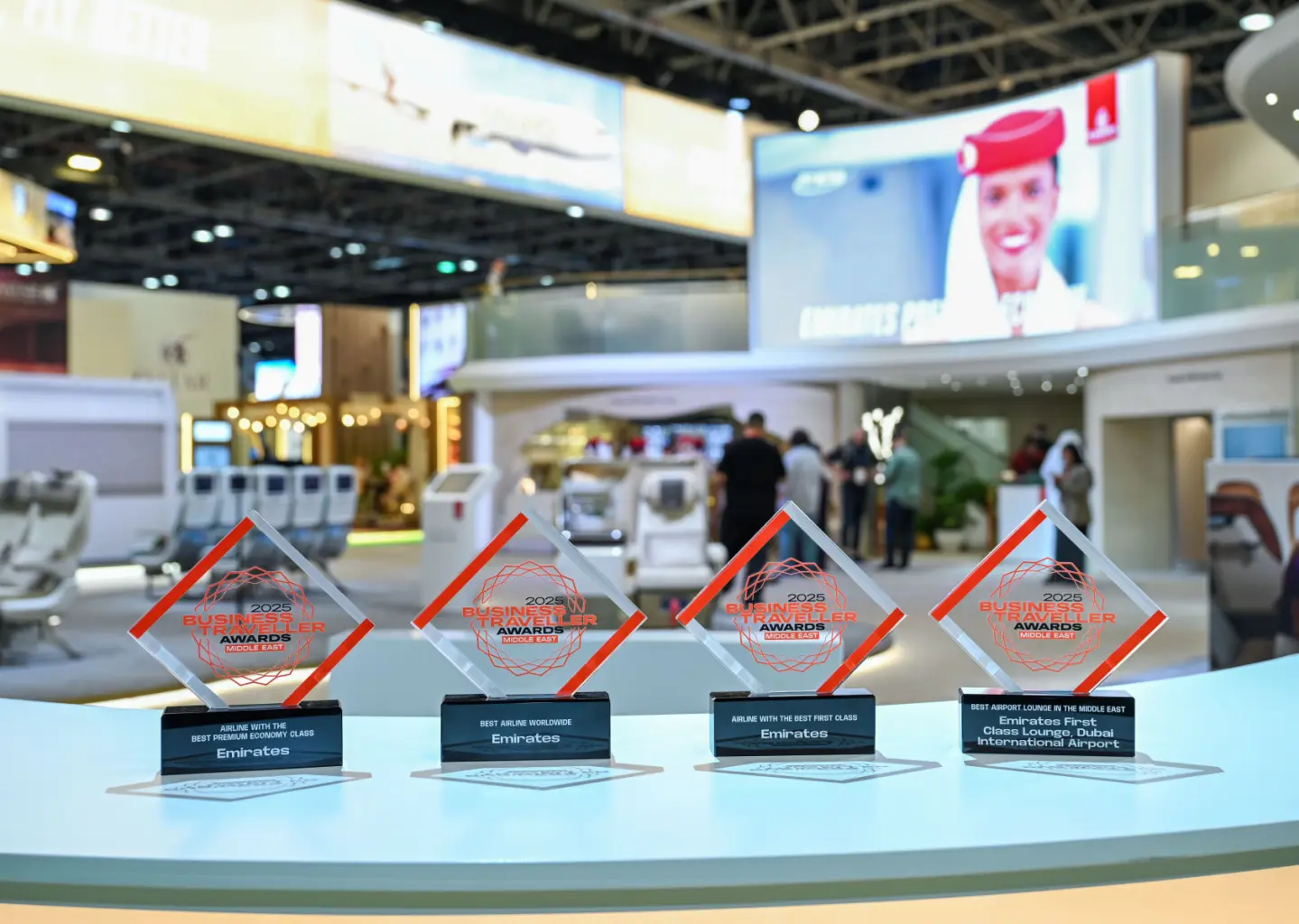 Business Traveller Awards ocenilo Emirates, jako nejlepší leteckou společností světa © Emirates