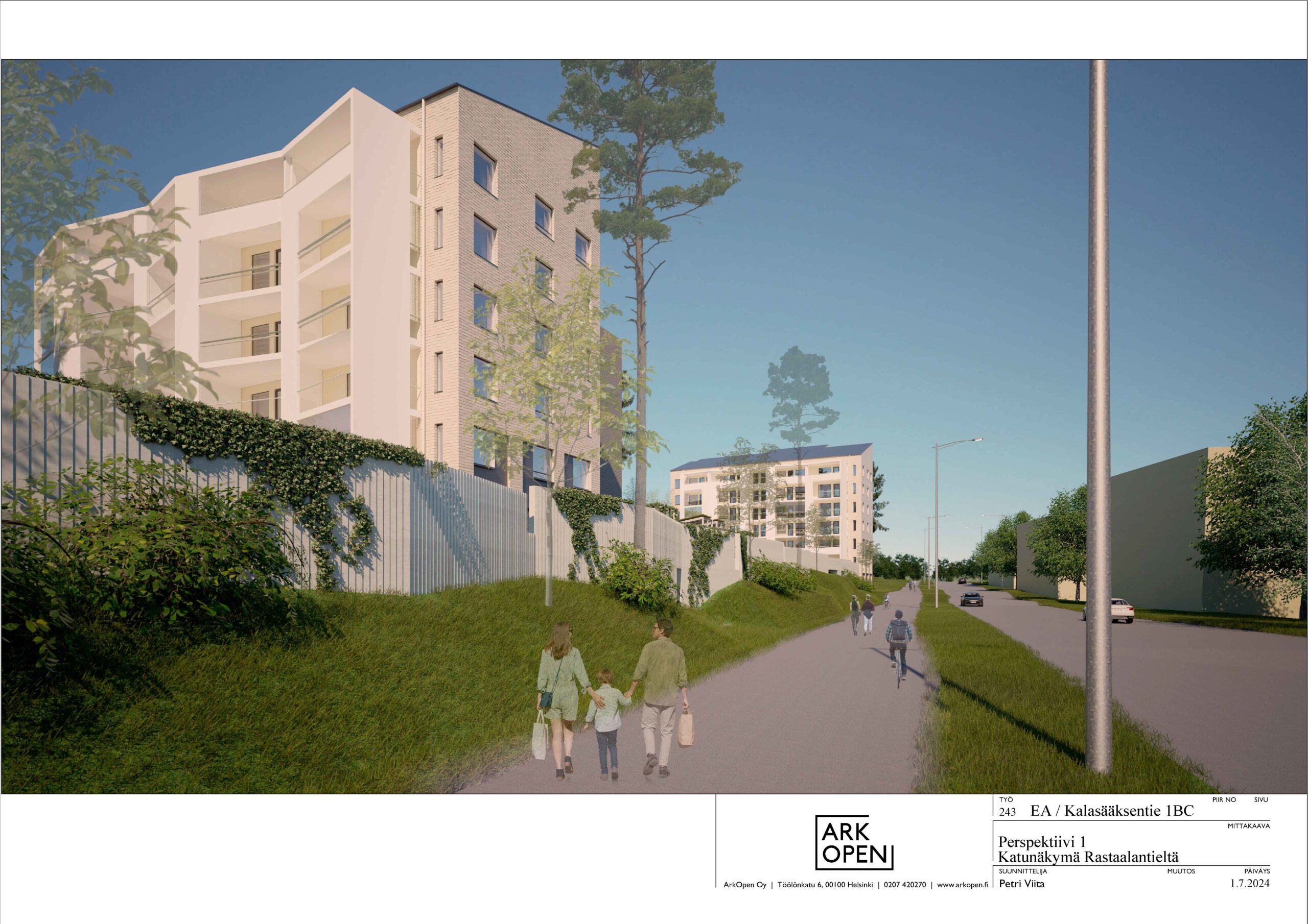 render stavby EA-Kalasääksentie © Peab