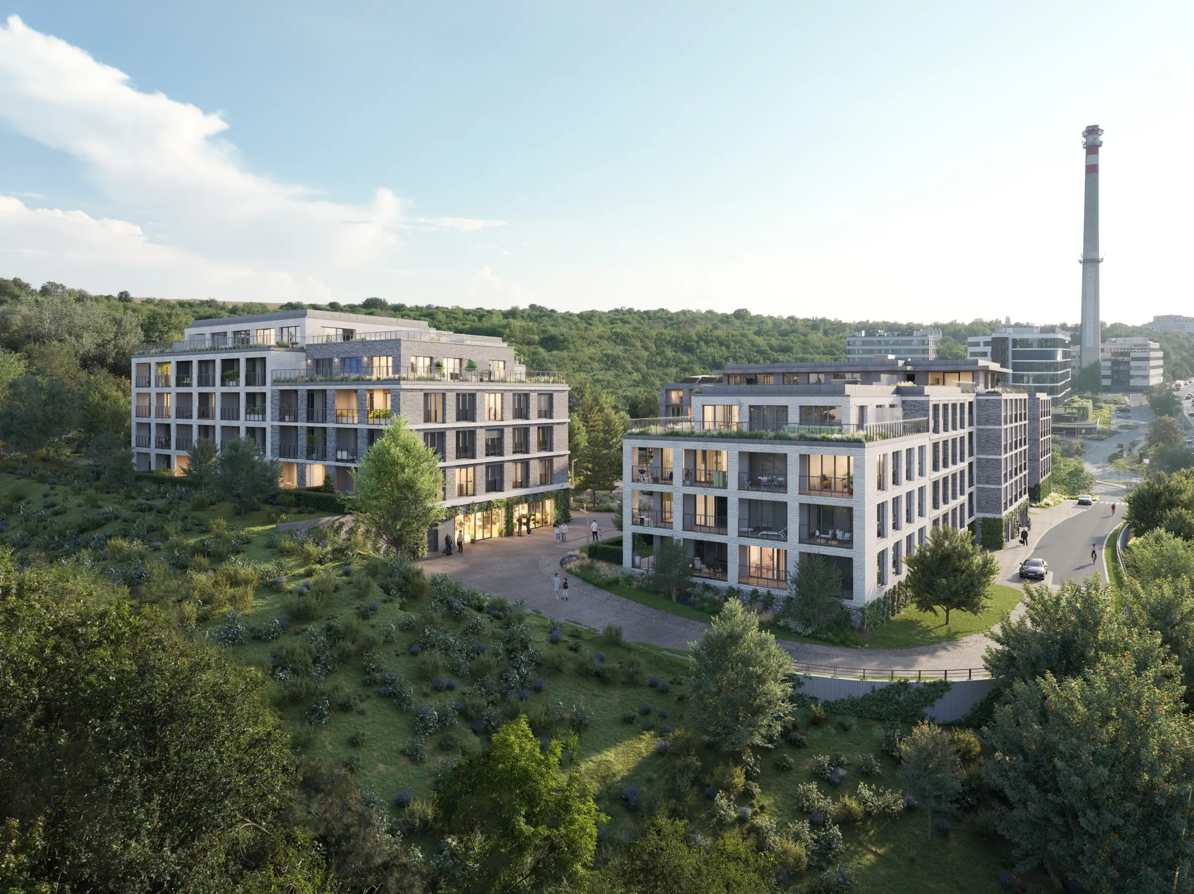 vizualizace DOK Radlice © Skanska