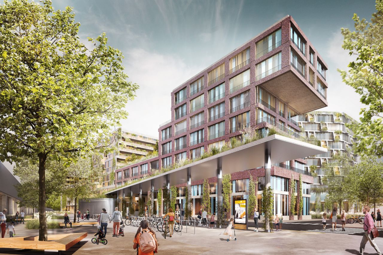 Vizualizace čtvrti Biotop Wildquell © Schreiner und Kastler