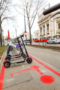 Odstavná místa pro elektrokoloběžky© Stadt Wien/Christian Fürthner