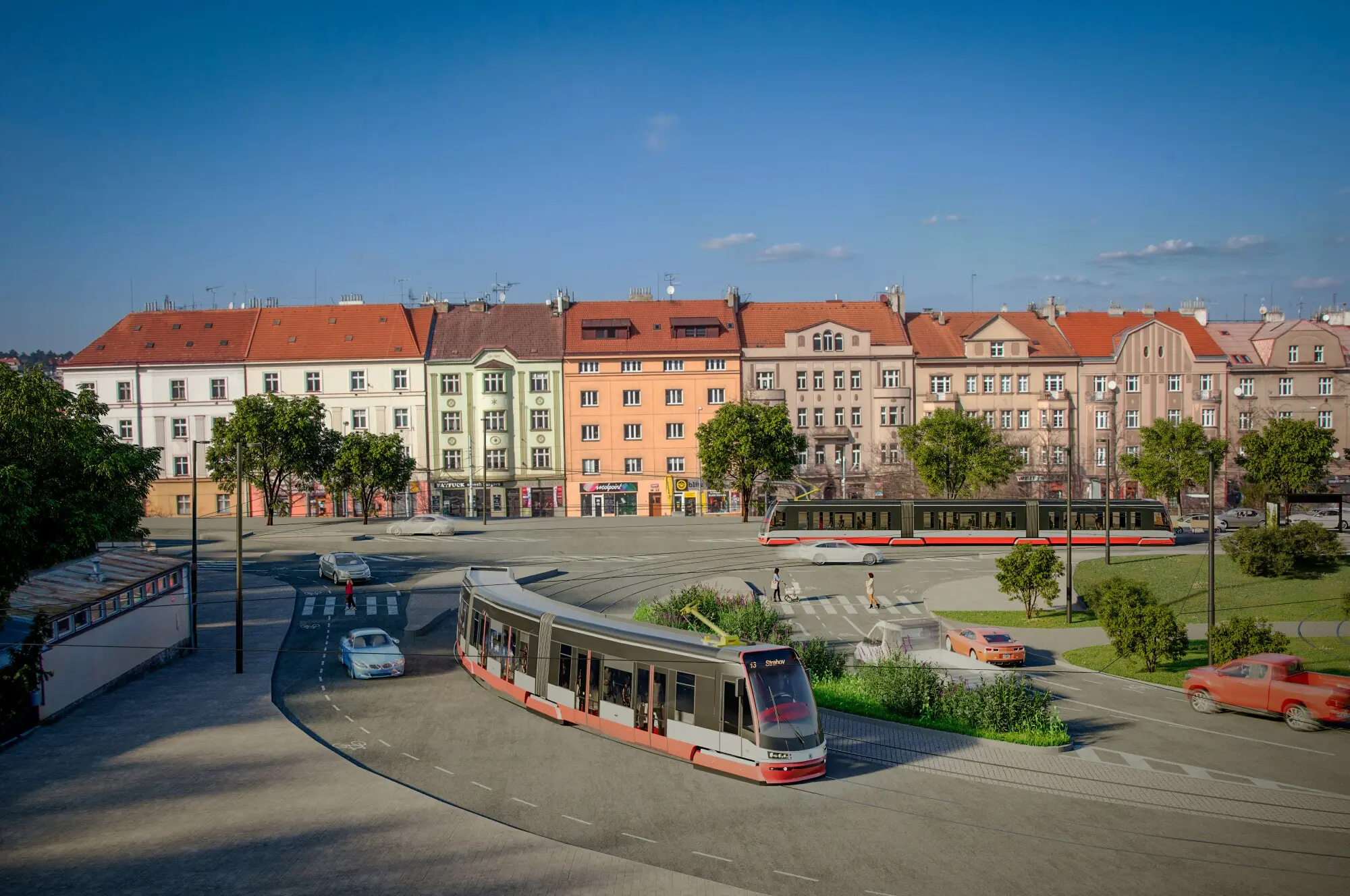 Malovanka. Autor vizualizace: DPP/Atelier Onixia.