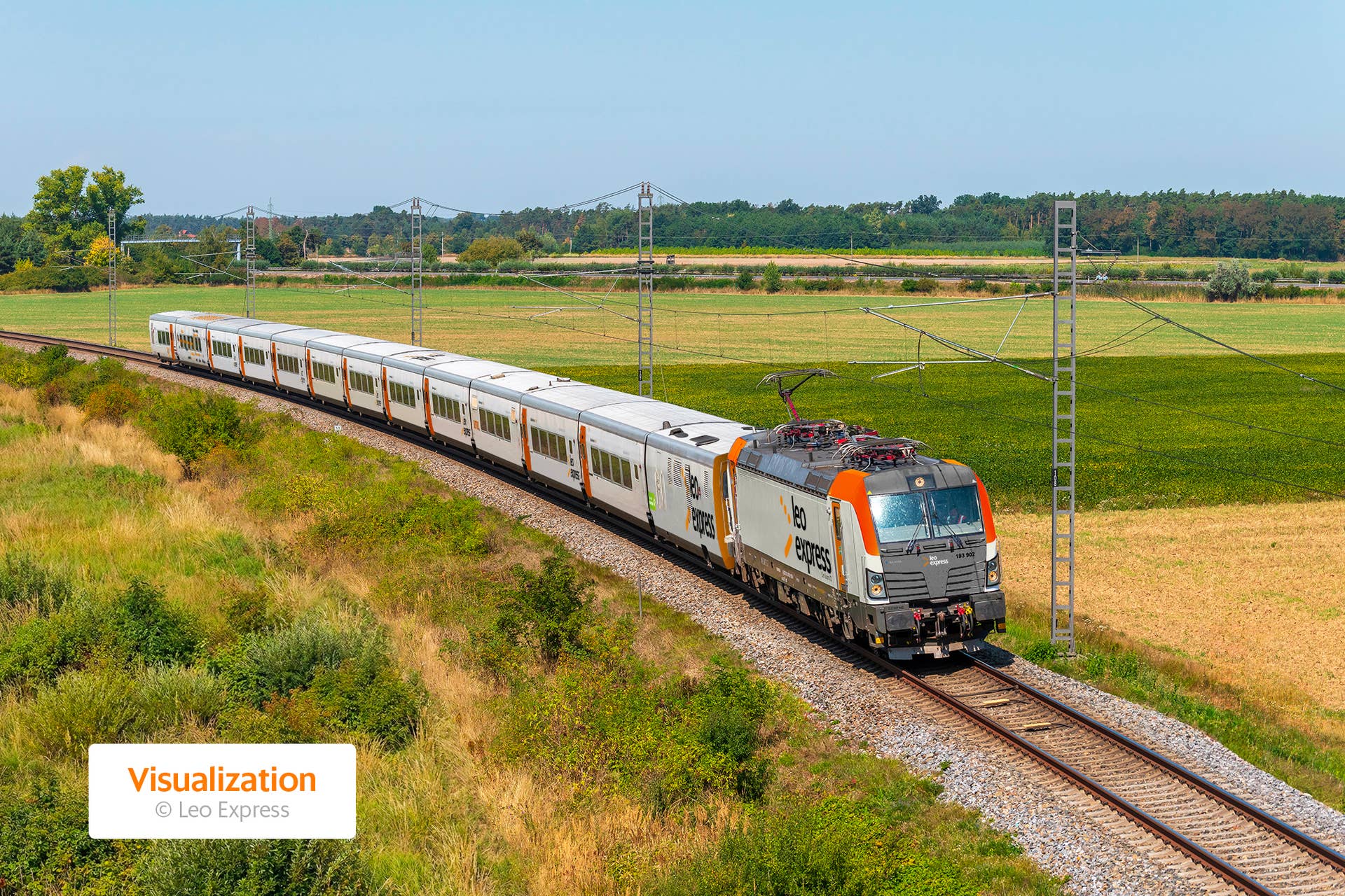 vizualizace soupravy Talgo, zdroj Leo Express