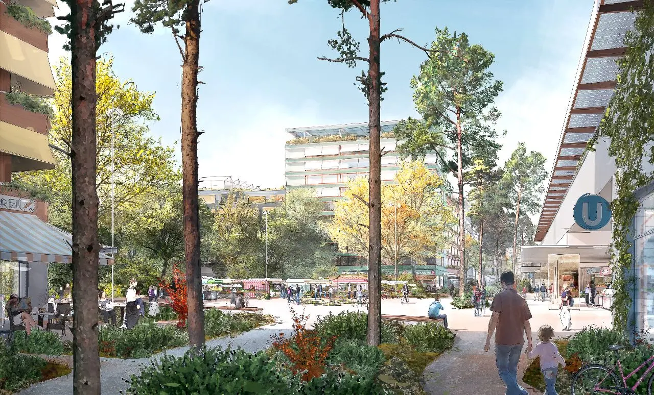 Vizualizace nové čtvrti RothNEUsiedl © Stadt Wien – Stadtteilplanung und Flächenwidmung