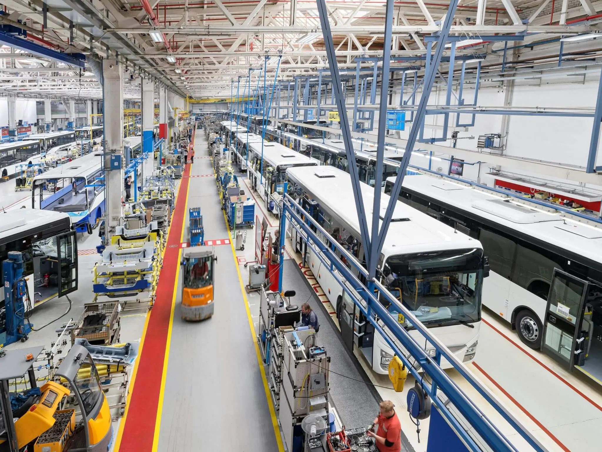 Výroba autobusů IVECO BUS. | Foto: Iveco Czech Republic