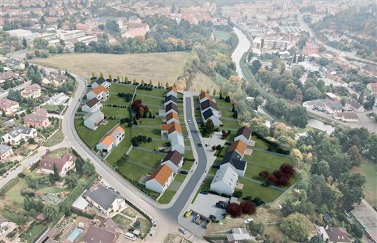 vizualizace město Třebíč