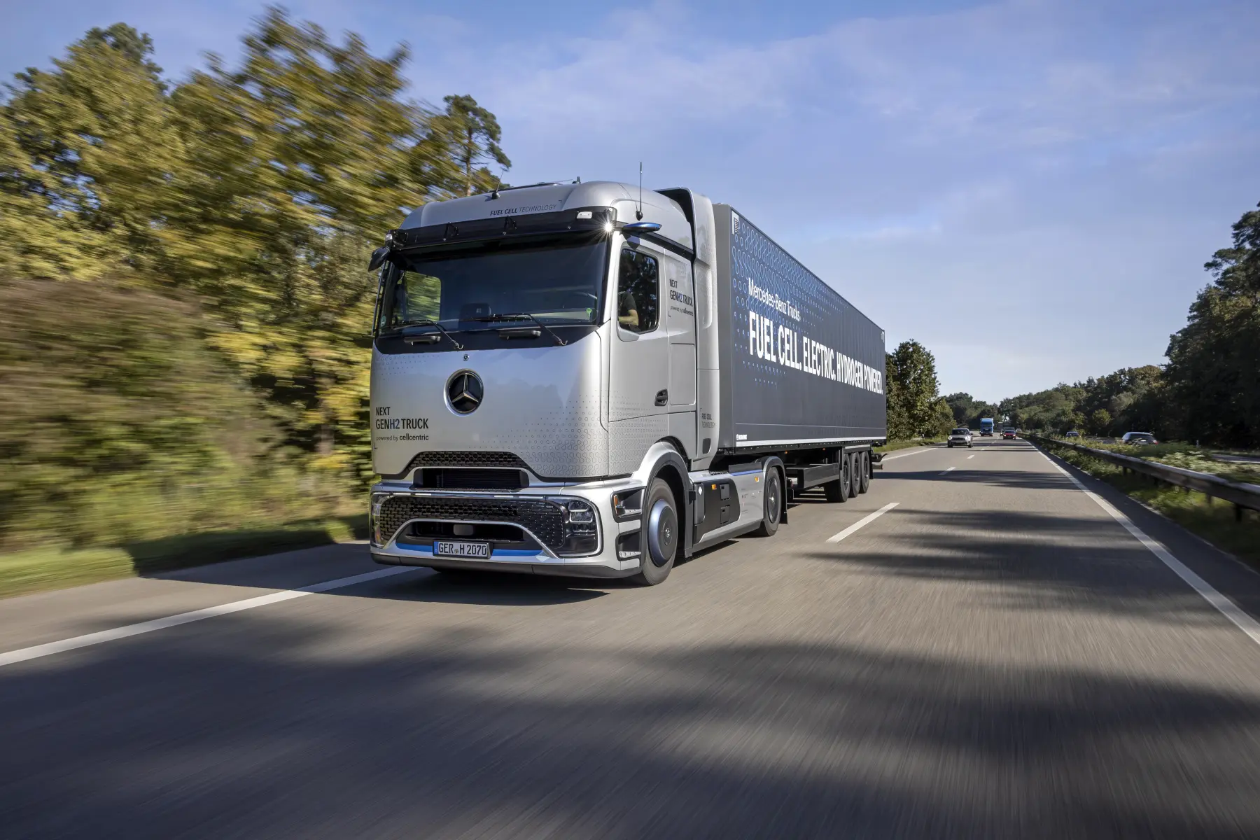 Mercedes-Benz NextGenH2 Truck, zdroj Daimler Truck AG