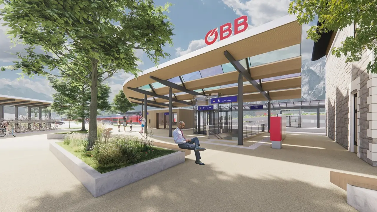 Vizualizace ÖBB / Ostertag Architects