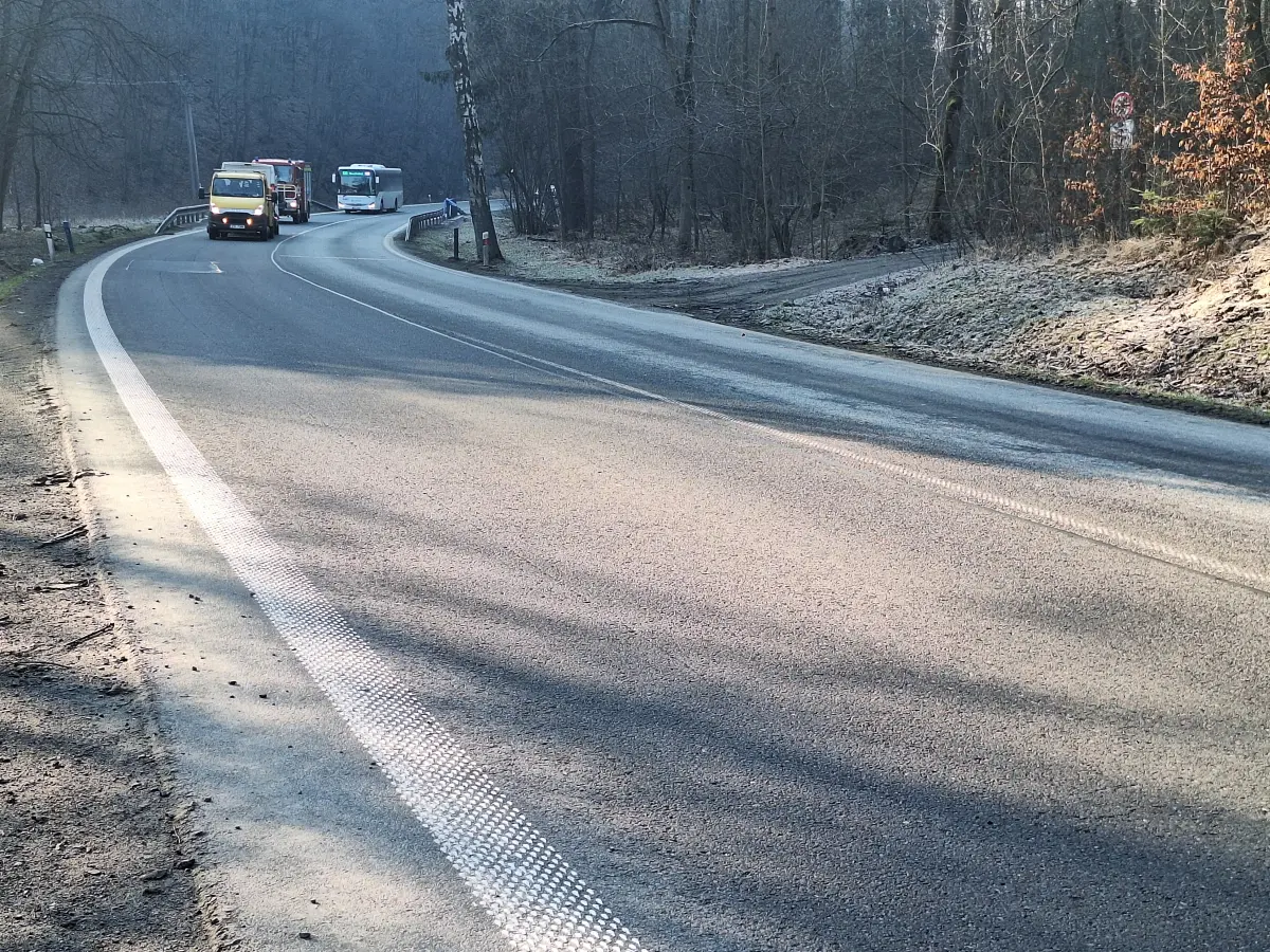 silnice u Hradce nad Moravicí, foto ŘSD